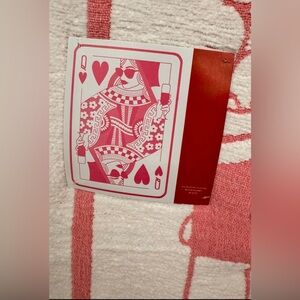Queen of Hearts blanket/throw
